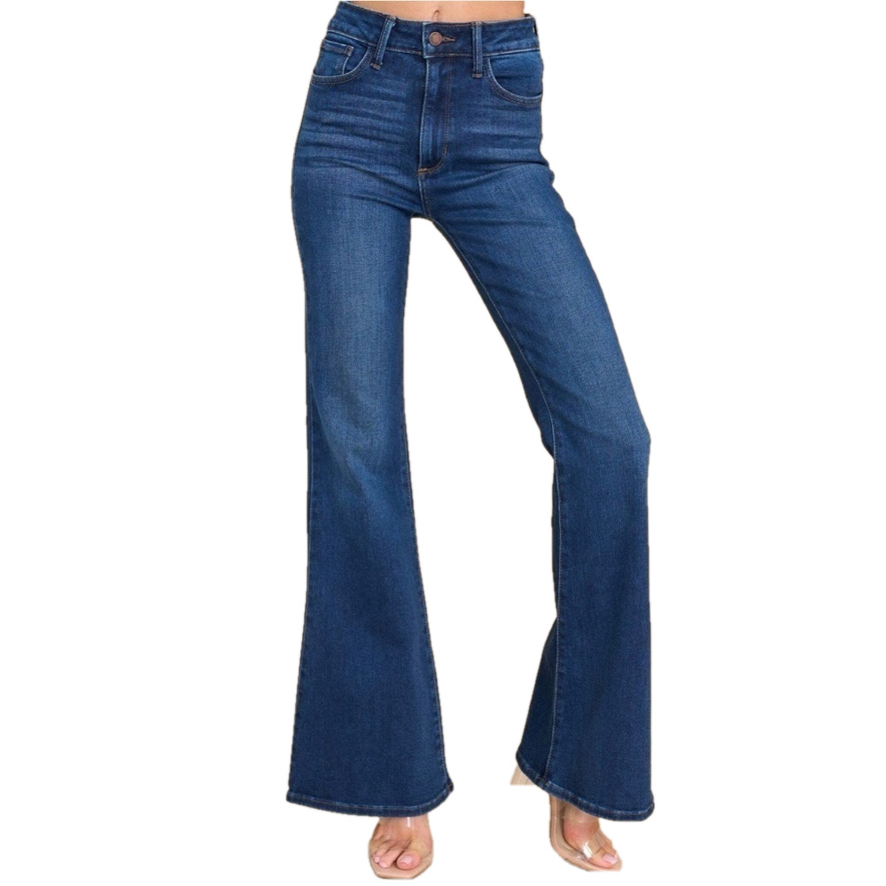 Mavi Denim Jeans Emma Dark Wash Flare High Rise Stretchy Size 27 NWT